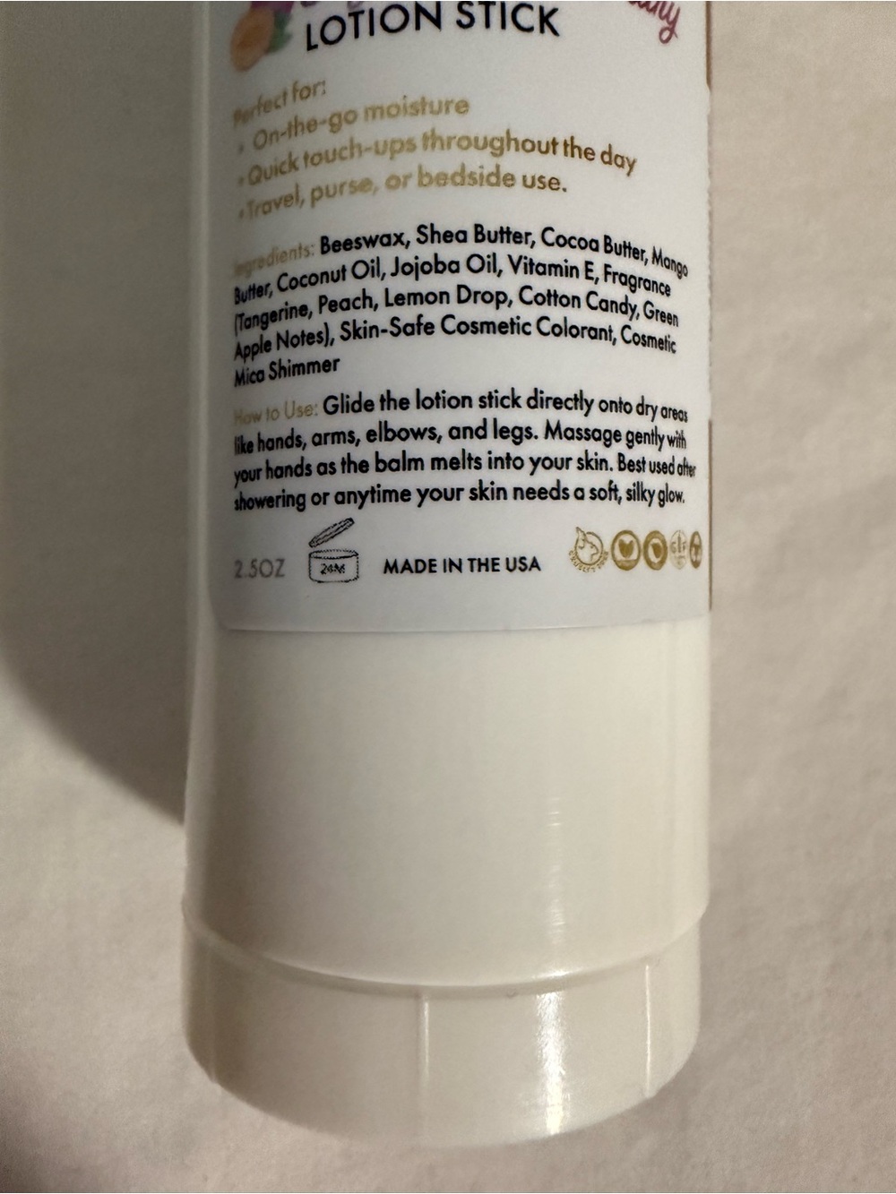 AMINNAH “Sugar Plum Fairy”Lotion Stick! On the go Hydration! Limited Edition NEW - Picture 4 of 8